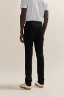 Slim-fit jeans black super-soft Italian denim