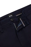 Slim-fit jeans blue-black comfort-stretch denim