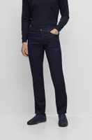 Slim-fit jeans blue-black comfort-stretch denim