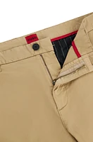 Slim-fit chino shorts stretch-cotton gabardine