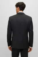 Slim-fit jacket virgin-wool serge