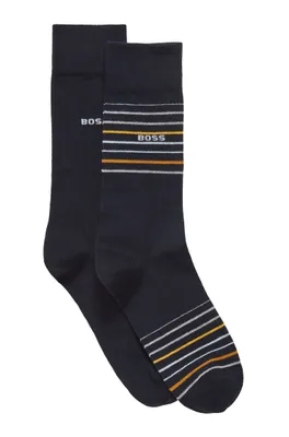 Two-pack of socks in a cotton blend
