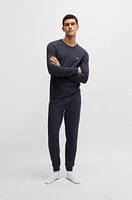 pajama T-shirt with embroidered logo