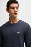pajama T-shirt with embroidered logo