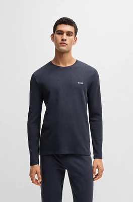 pajama T-shirt with embroidered logo