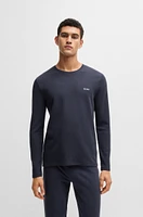 pajama T-shirt with embroidered logo