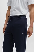 Pantalones de pijama algodón con logo bordado