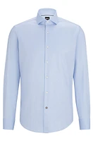 Regular-fit shirt stretch-cotton twill