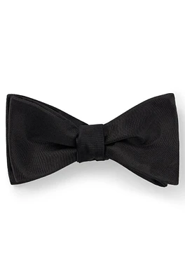 Italian-made bow tie in silk jacquard