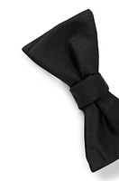 Italian-made bow tie in silk jacquard