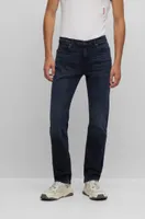 Slim-fit jeans blue-black stretch denim
