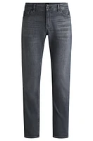 Regular-fit jeans gray Italian soft-touch denim