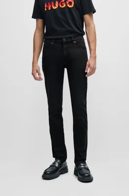 Extra-slim-fit jeans black comfort-stretch denim