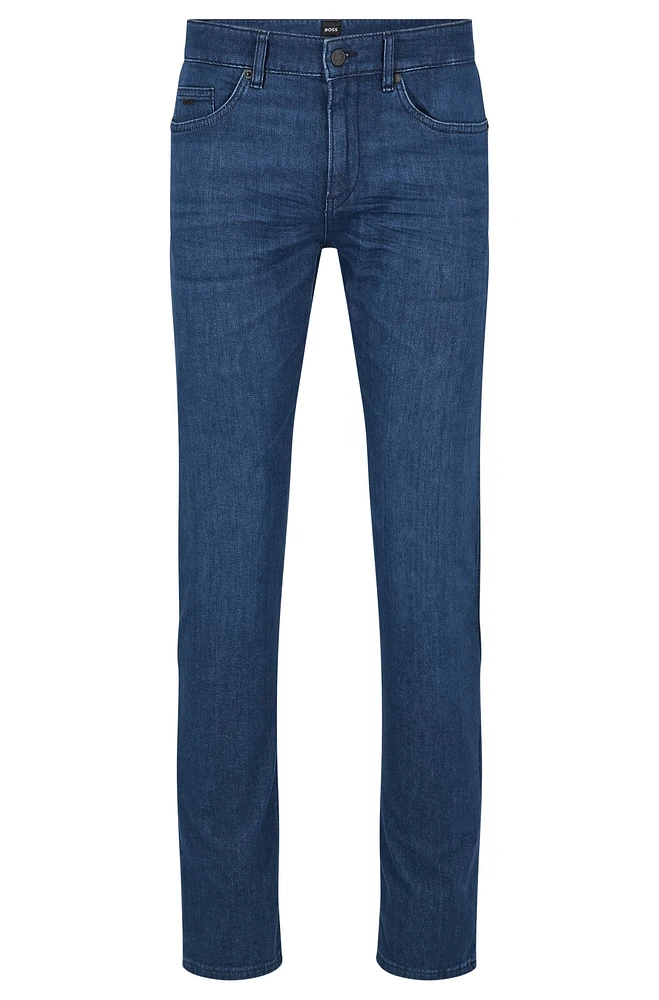 Slim-fit jeans dark-blue Italian denim