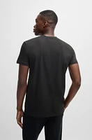 Regular-fit T-shirt cotton with UV protection