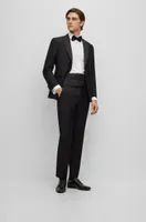 Slim-fit tuxedo Italian virgin wool and mohair