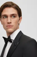 Slim-fit tuxedo Italian virgin wool and mohair