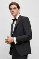 Slim-fit tuxedo Italian virgin wool and mohair