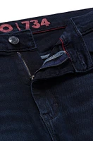 Extra-slim-fit jeans blue-black stretch denim