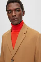 Wool-blend coat with full lining