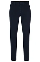 Slim-fit chinos a stretch-cotton blend