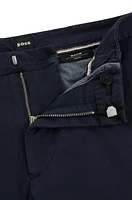 Slim-fit chinos a stretch-cotton blend