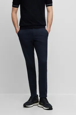 Slim-fit chinos a stretch-cotton blend