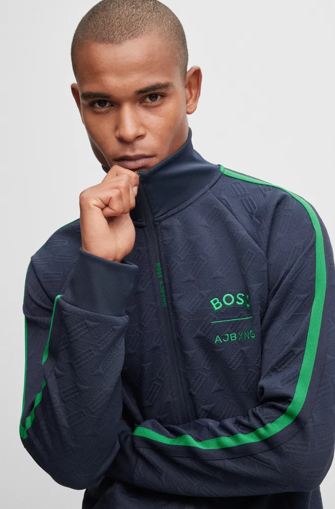 BOSS - BOSS x NFL cotton-blend hoodie with collaborative branding