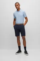 Slim-fit shorts a cotton blend