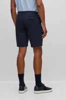 Slim-fit shorts a cotton blend