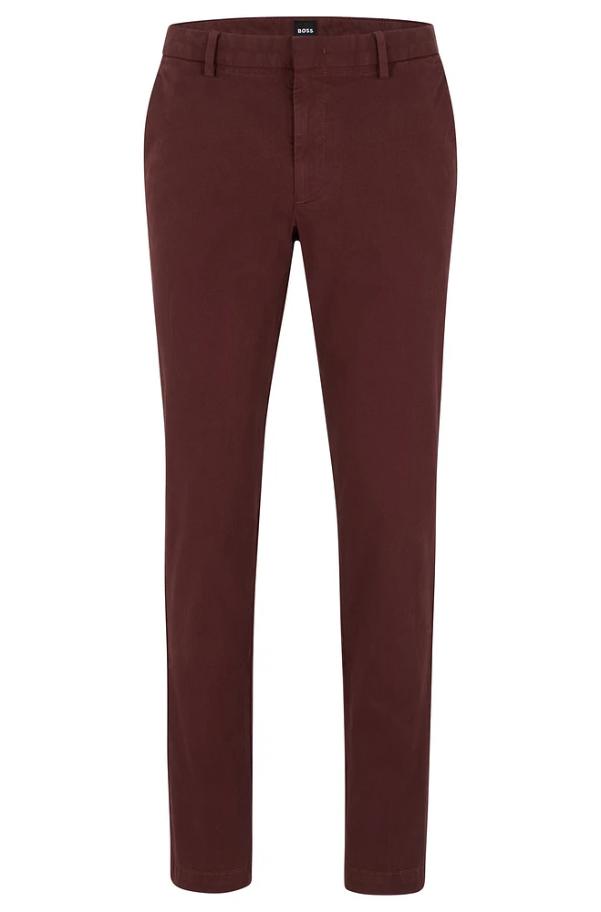 Slim-fit chinos stretch-cotton gabardine