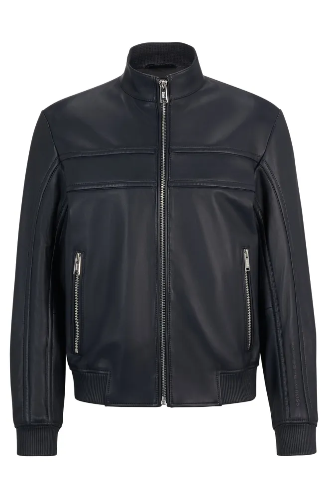 hugo boss porsche leather jacket