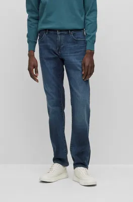 Slim-fit jeans lightweight blue stretch denim