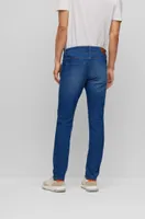 Slim-fit jeans super-soft blue Italian denim