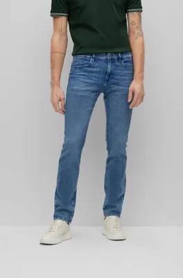 Slim-fit jeans blue Italian denim