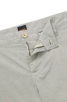 Slim-fit shorts printed stretch-cotton twill