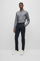 Slim-fit shirt Oxford-weave material