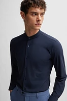 Slim-fit shirt performance-stretch jersey