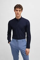 Slim-fit shirt performance-stretch jersey