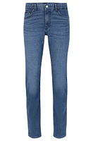 Slim-fit jeans blue comfort-silk denim