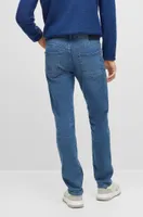 Slim-fit jeans blue comfort-silk denim