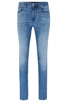 Slim-fit jeans super-soft blue stretch denim