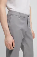 Pantalones slim fit en mezcla de algodón