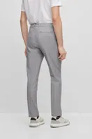 Pantalones slim fit en mezcla de algodón