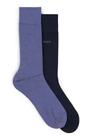 BOSS - Two-pack of regular-length socks in soft viscose bamboo