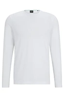 Cotton-jersey T-shirt with logo detail