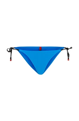 Braguitas de bikini con lazo lateral y logo estampado