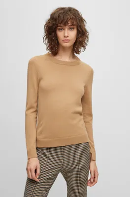 Crew-neck sweater merino wool