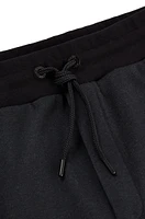 BOSS x Khaby Relaxed-fit cotton-blend tracksuit bottoms with gradient monograms