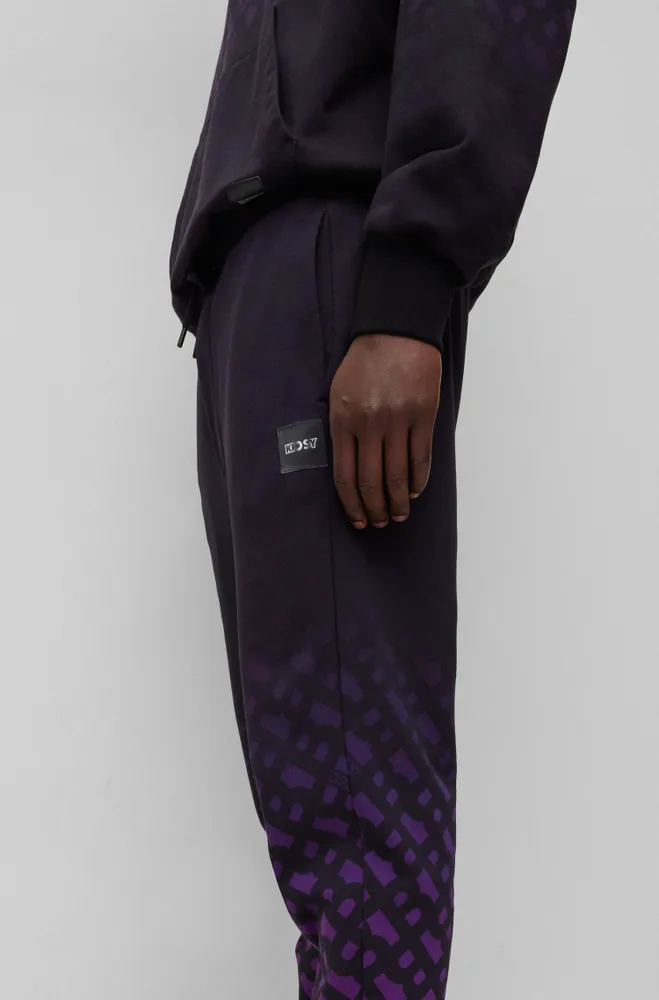 BOSS - BOSS x NFL cotton-terry tracksuit bottoms with collaborative branding